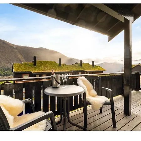 Myrkdalen With Lovely Balcony Voss